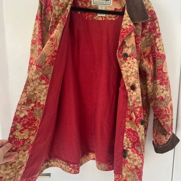 L.L. Bean Vintage Anorak Chore Jacket Petite XL - Picture 14 of 15